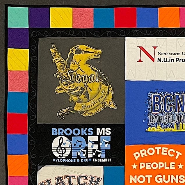 Tshirt Quilt Border Styles